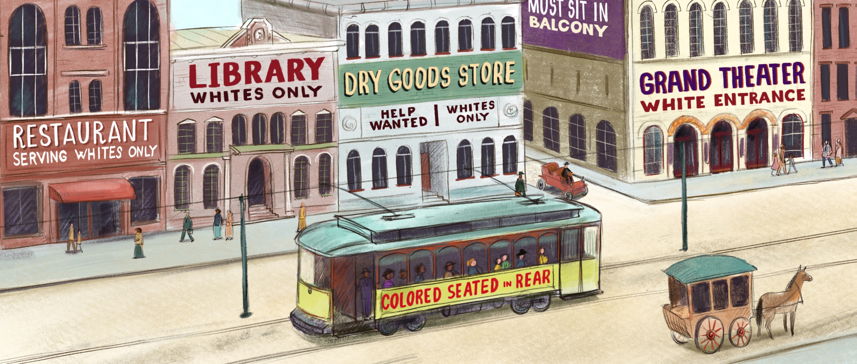 Main Street under Jim Crow