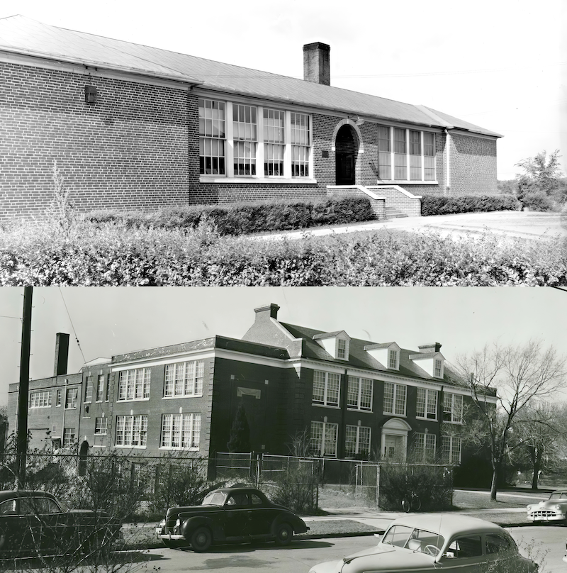 Image of black and white schools